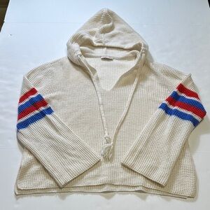 Faherty Women's Wisp Waffle Sweater Hoodie